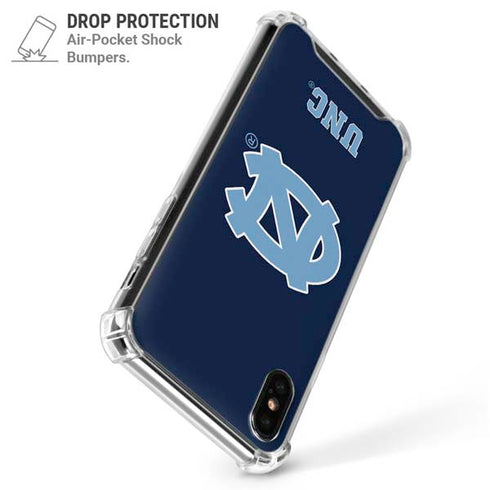 University of North Carolina UNC Logo iPhone XS Max Clear Case