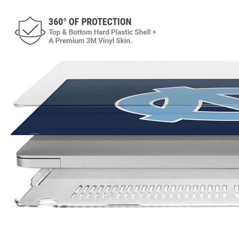 University of North Carolina UNC Logo MacBook Air 15in (2023-2025) Case plus Skin