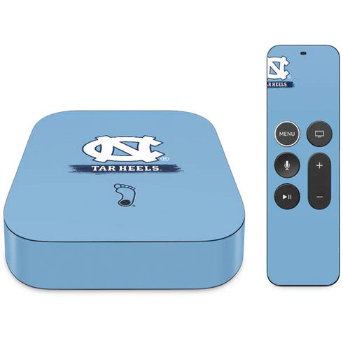 UNC Tar Heels Apple TV 4K Skin
