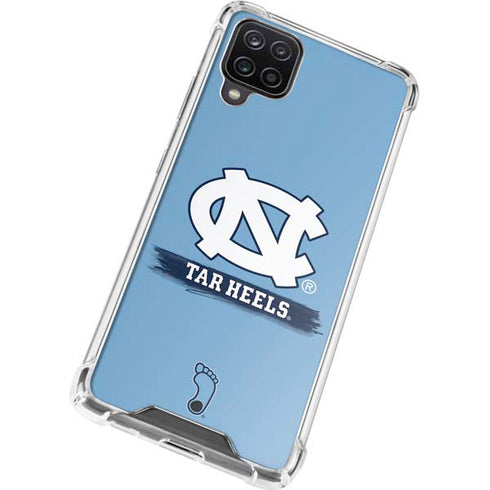 UNC Tar Heels Galaxy A12 Clear Case