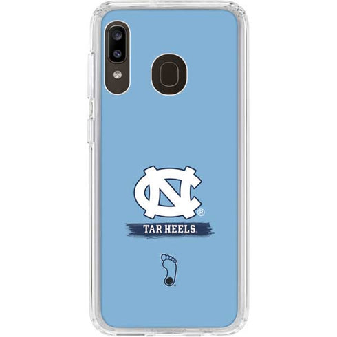 UNC Tar Heels Galaxy A20 Clear Case