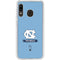 UNC Tar Heels Galaxy A20 Clear Case
