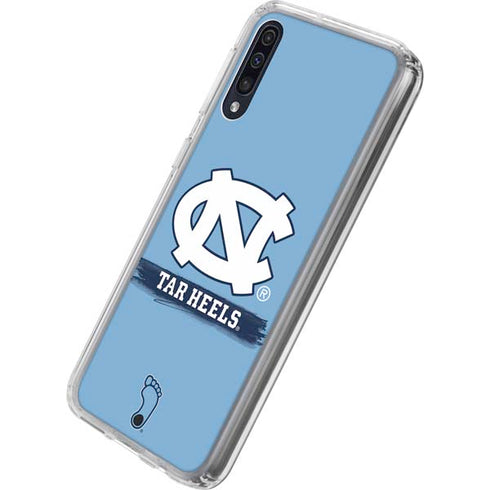UNC Tar Heels Galaxy A50 Clear Case