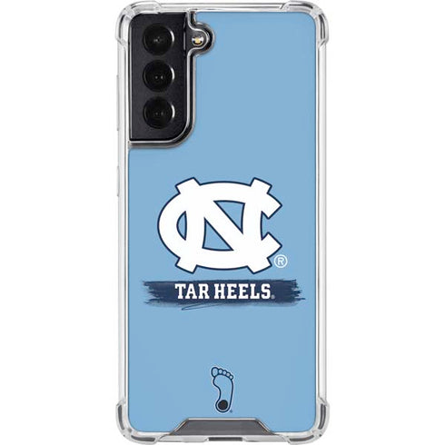 UNC Tar Heels Galaxy S22 Clear Case