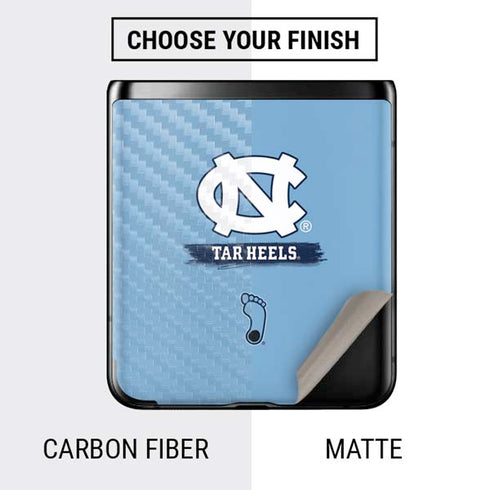UNC Tar Heels Galaxy Z Flip Skin