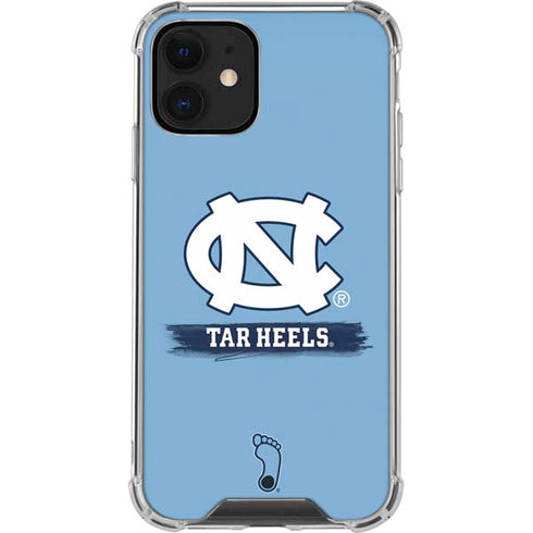 UNC Tar Heels iPhone 12 Clear Case