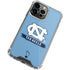 UNC Tar Heels iPhone 14 Pro Clear Case
