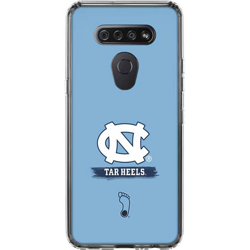 University of North Carolina UNC Tar Heels LG K51/Q51 Clear Case