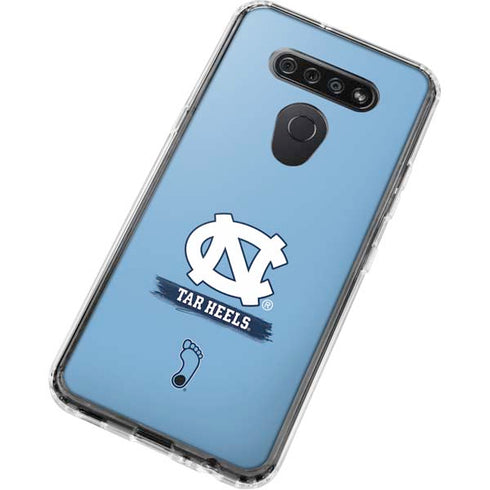 University of North Carolina UNC Tar Heels LG K51/Q51 Clear Case