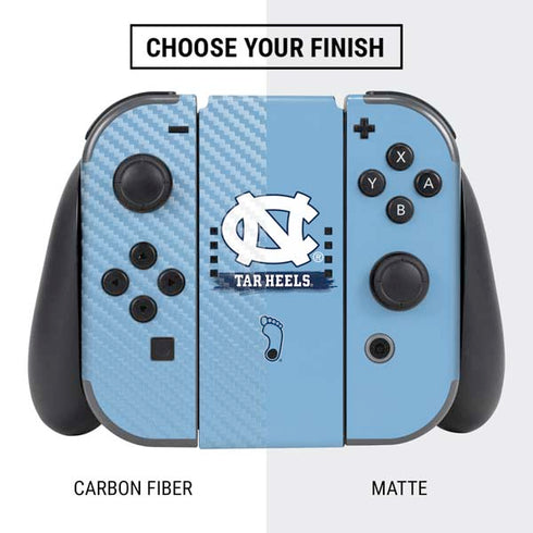 UNC Tar Heels Nintendo Switch Bundle Skin