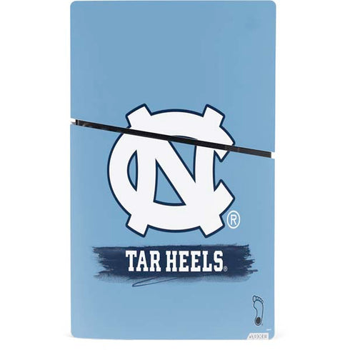 University of North Carolina UNC Tar Heels PS5 Slim Digital Edition Bundle Skin