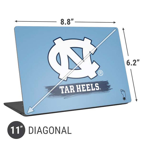 UNC Tar Heels Universal Laptop 11in (8.8 x 6.2in) Skin