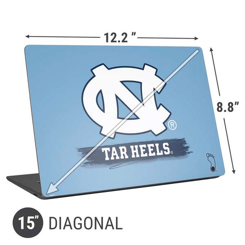 UNC Tar Heels Universal Laptop 15in (12.2 x 8.8in) Skin