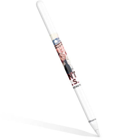 Uncle Sam Vintage War Poster Apple Pencil (2nd Gen 2019) Skin