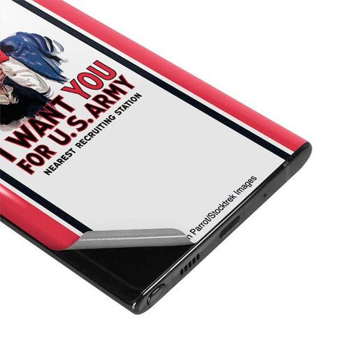 Uncle Sam Vintage War Poster Galaxy Note 10 Plus Skin