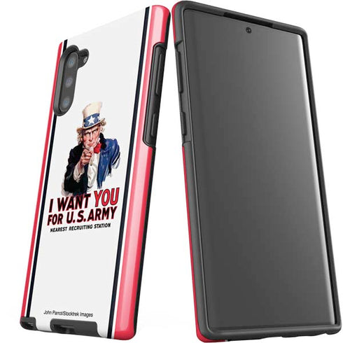 Uncle Sam Vintage War Poster Galaxy Note 10 Pro Case