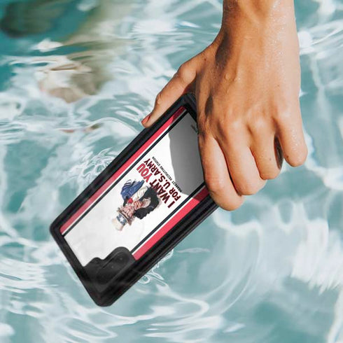 Uncle Sam Vintage War Poster Galaxy Note 10 Waterproof Case