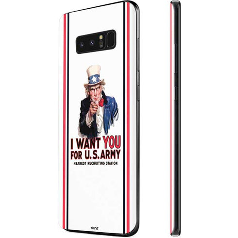 Uncle Sam Vintage War Poster Galaxy Note 8 Skin