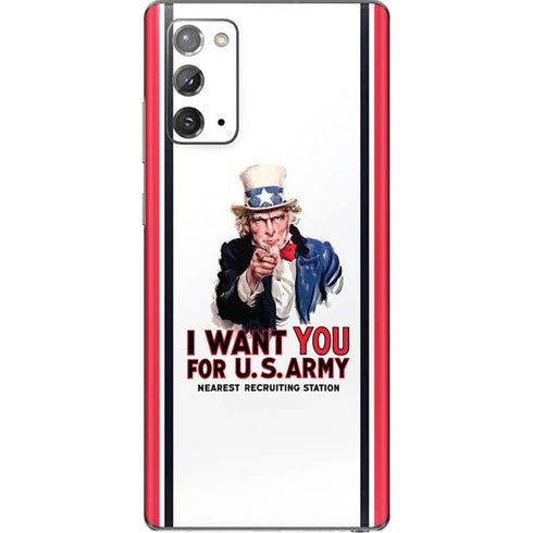 Uncle Sam Vintage War Poster Galaxy Note20 5G Skin