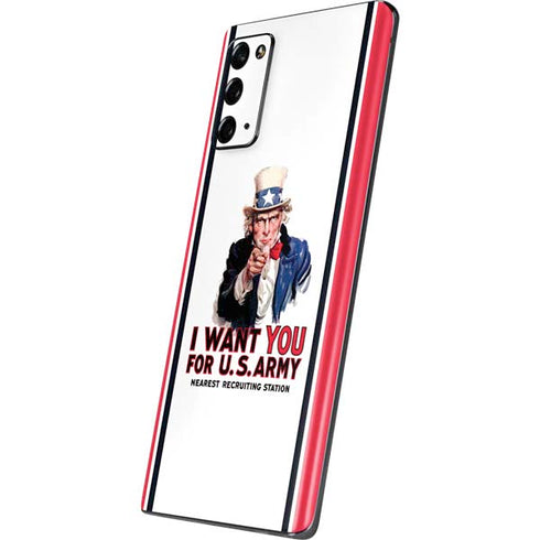 Uncle Sam Vintage War Poster Galaxy Note20 5G Skin