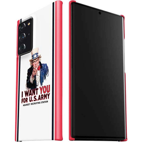 Uncle Sam Vintage War Poster Galaxy Note20 Ultra 5G Lite Case