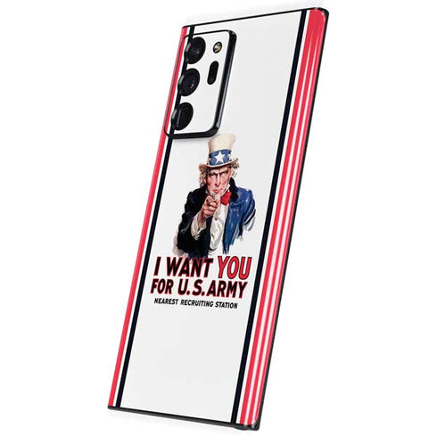 Uncle Sam Vintage War Poster Galaxy Note20 Ultra 5G Skin