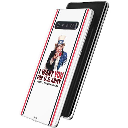 Uncle Sam Vintage War Poster Galaxy S10 Plus Skin