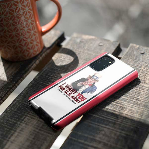 Uncle Sam Vintage War Poster Galaxy S20 Plus Pro Case