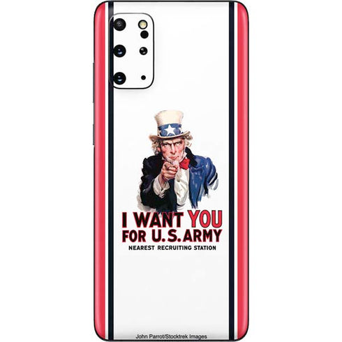 Uncle Sam Vintage War Poster Galaxy S20 Plus Skin