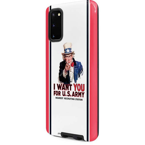 Uncle Sam Vintage War Poster Galaxy S20 Pro Case