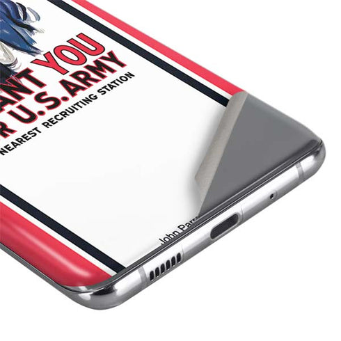Uncle Sam Vintage War Poster Galaxy S20 Skin