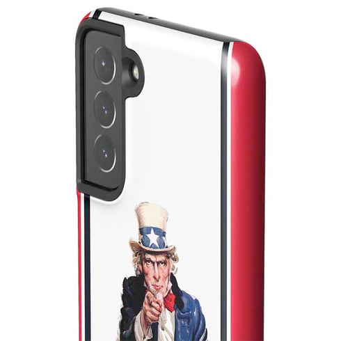 Uncle Sam Vintage War Poster Galaxy S21 5G Pro Case