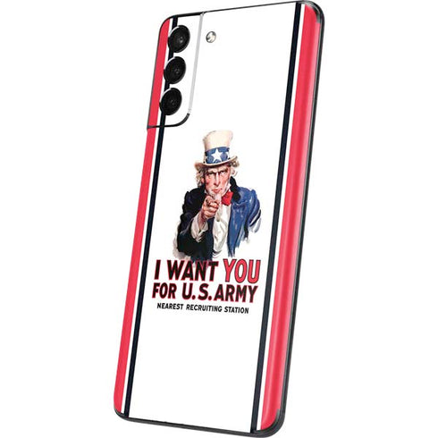 Uncle Sam Vintage War Poster Galaxy S21 5G Skin