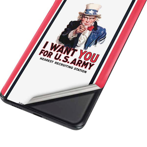 Uncle Sam Vintage War Poster Galaxy S21 5G Skin