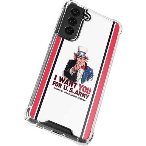 Uncle Sam Vintage War Poster Galaxy S22 Clear Case