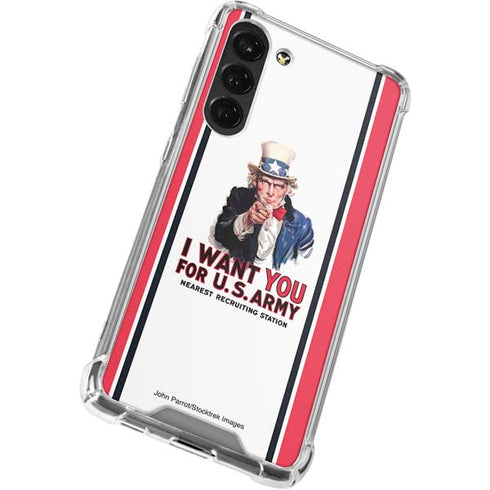 Uncle Sam Vintage War Poster Galaxy S23 Plus Clear Case