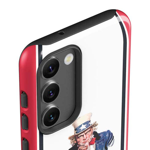 Uncle Sam Vintage War Poster Galaxy S23 Plus Pro Case