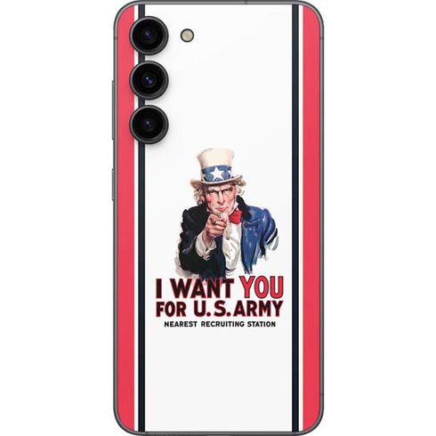 Uncle Sam Vintage War Poster Galaxy S23 Plus Skin