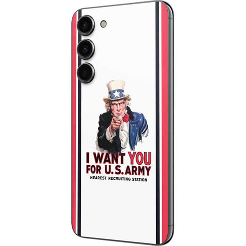 Uncle Sam Vintage War Poster Galaxy S23 Plus Skin