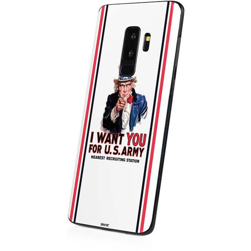 Uncle Sam Vintage War Poster Galaxy S9 Plus Skin