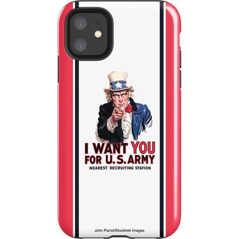 Uncle Sam Vintage War Poster iPhone 11 Impact Case