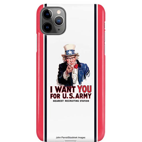 Uncle Sam Vintage War Poster iPhone 11 Pro Max Lite Case