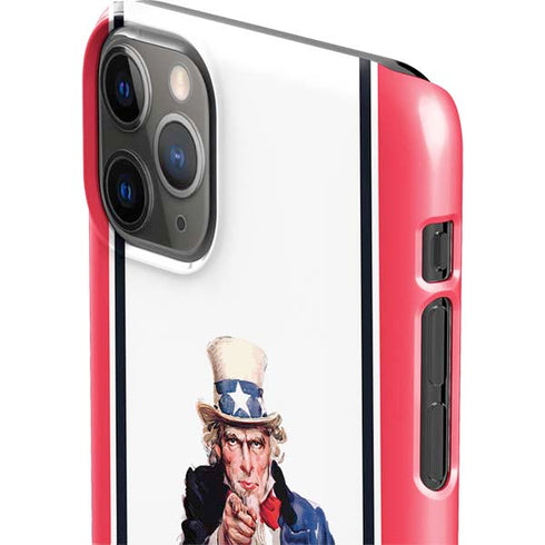 Uncle Sam Vintage War Poster iPhone 11 Pro Max Lite Case