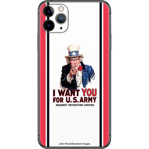 Uncle Sam Vintage War Poster iPhone 11 Pro Max Skin