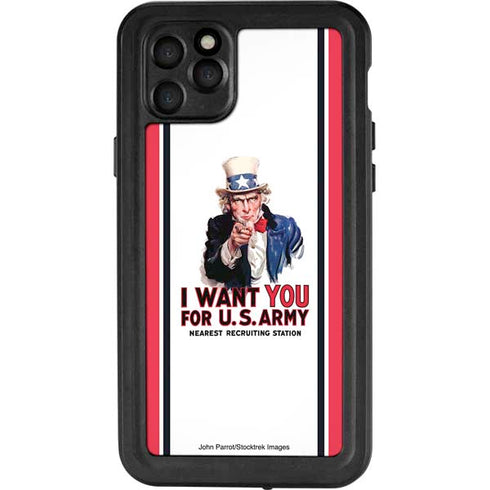 Uncle Sam Vintage War Poster iPhone 11 Pro Max Waterproof Case