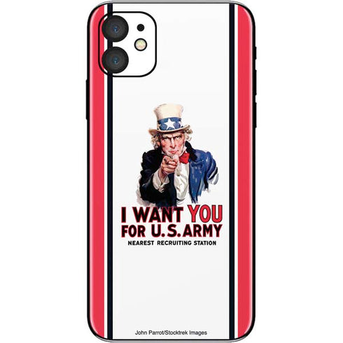 Uncle Sam Vintage War Poster iPhone 11 Skin