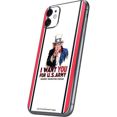 Uncle Sam Vintage War Poster iPhone 11 Skin