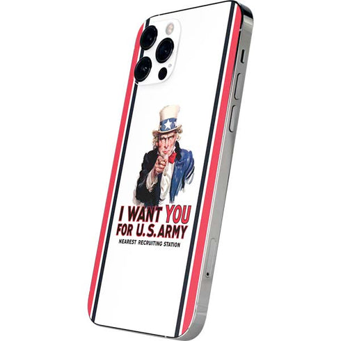 Uncle Sam Vintage War Poster iPhone 12 Pro Skin