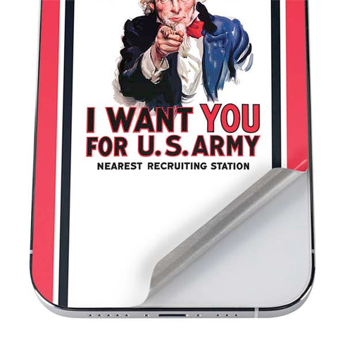 Uncle Sam Vintage War Poster iPhone 12 Pro Skin
