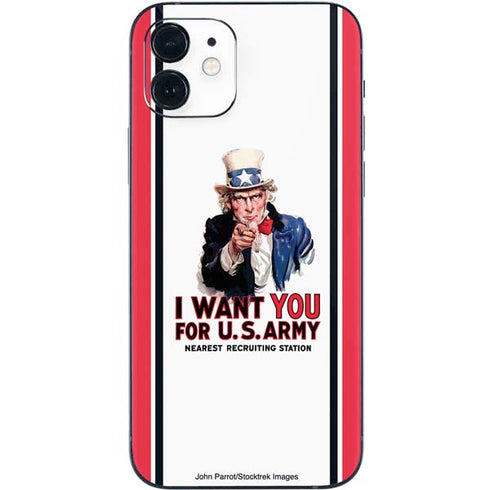 Uncle Sam Vintage War Poster iPhone 12 Skin